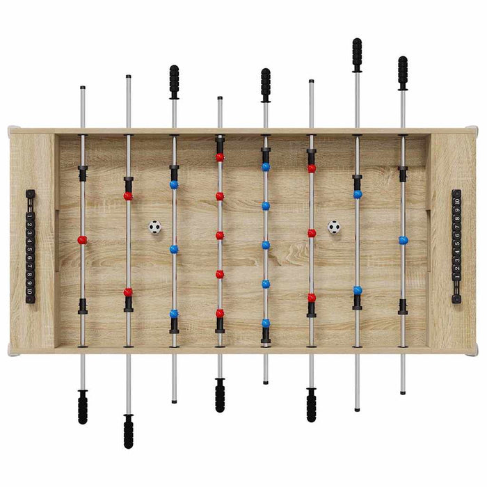 Tavolo da Foosball Rovere Sonoma 125 x 60,5 x 80 cm 858886