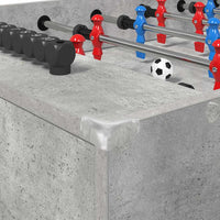 Tavolo da Foosball Grigio cemento 125 x 60,5 x 80 cm 858887