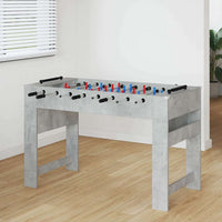 Tavolo da Foosball Grigio cemento 125 x 60,5 x 80 cm 858887