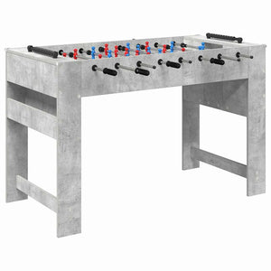 Tavolo da Foosball Grigio cemento 125 x 60,5 x 80 cm 858887