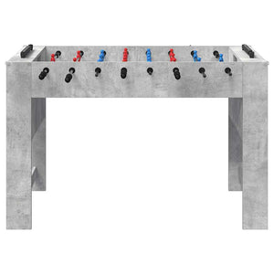 Tavolo da Foosball Grigio cemento 125 x 60,5 x 80 cm 858887
