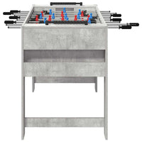 Tavolo da Foosball Grigio cemento 125 x 60,5 x 80 cm 858887
