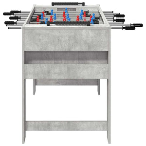 Tavolo da Foosball Grigio cemento 125 x 60,5 x 80 cm 858887