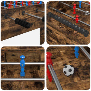 Tavolo da Foosball Rovere fumé 125 x 60,5 x 80 cm 858888