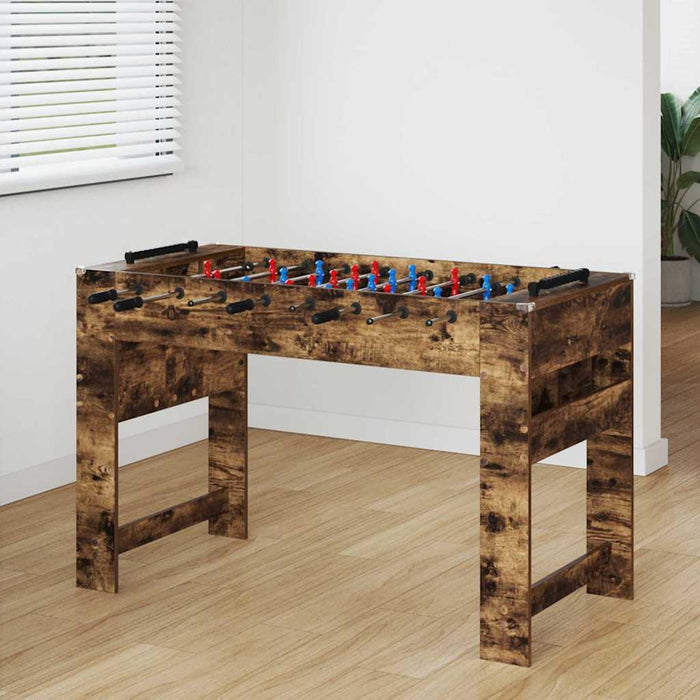Tavolo da Foosball Rovere fumé 125 x 60,5 x 80 cm 858888