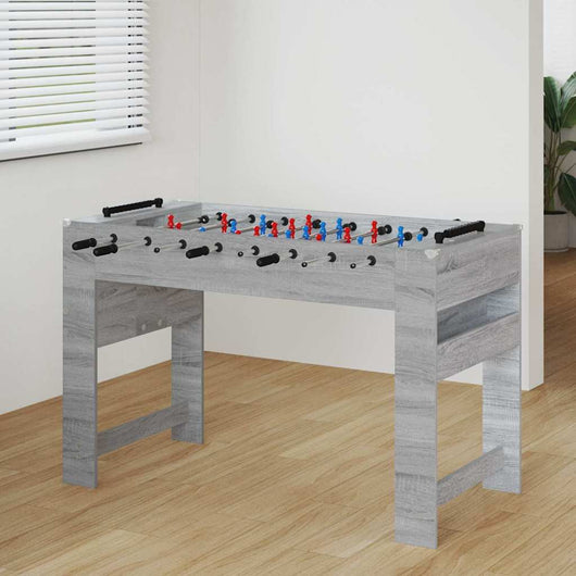Tavolo da Foosball Grigio Sonoma 125 x 60,5 x 80 cm 858889
