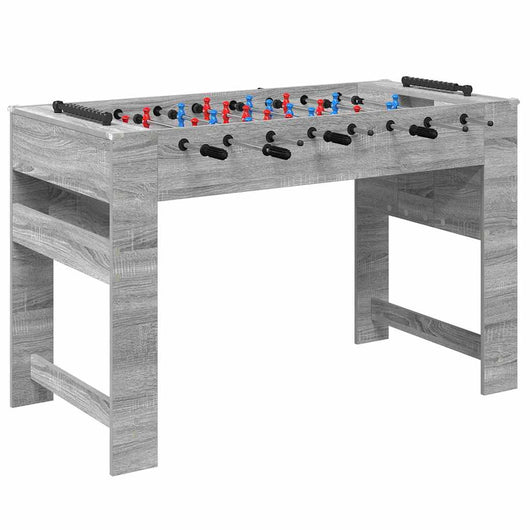 Tavolo da Foosball Grigio Sonoma 125 x 60,5 x 80 cm 858889