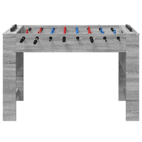 Tavolo da Foosball Grigio Sonoma 125 x 60,5 x 80 cm 858889