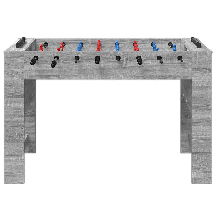 Tavolo da Foosball Grigio Sonoma 125 x 60,5 x 80 cm 858889