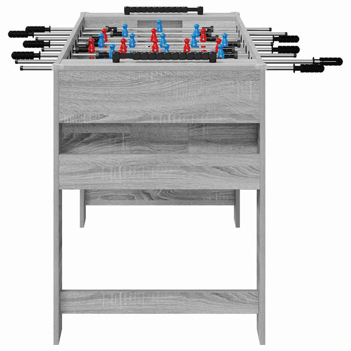 Tavolo da Foosball Grigio Sonoma 125 x 60,5 x 80 cm 858889