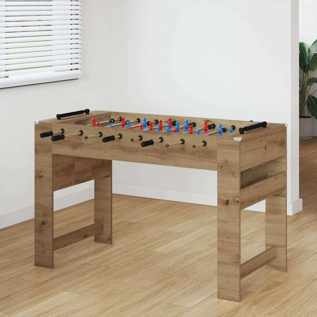 Tavolo da Foosball Rovere artigianale 125 x 60,5 x 80 cm 858892