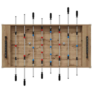 Tavolo da Foosball Rovere artigianale 125 x 60,5 x 80 cm 858892