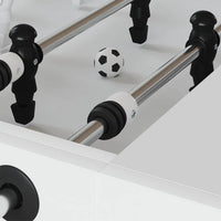 Tavolo da Calcio Paracolpi 3 x 3 x 2 cm Asta 16 pcs Nero 858896
