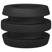 Tavolo da Calcio Paracolpi 3 x 3 x 2 cm Asta 16 pcs Nero 858896