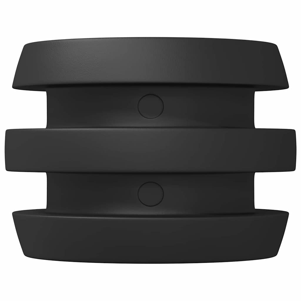 Tavolo da Calcio Paracolpi 3 x 3 x 2 cm Asta 16 pcs Nero 858896