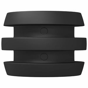 Tavolo da Calcio Paracolpi 3 x 3 x 2 cm Asta 16 pcs Nero 858896