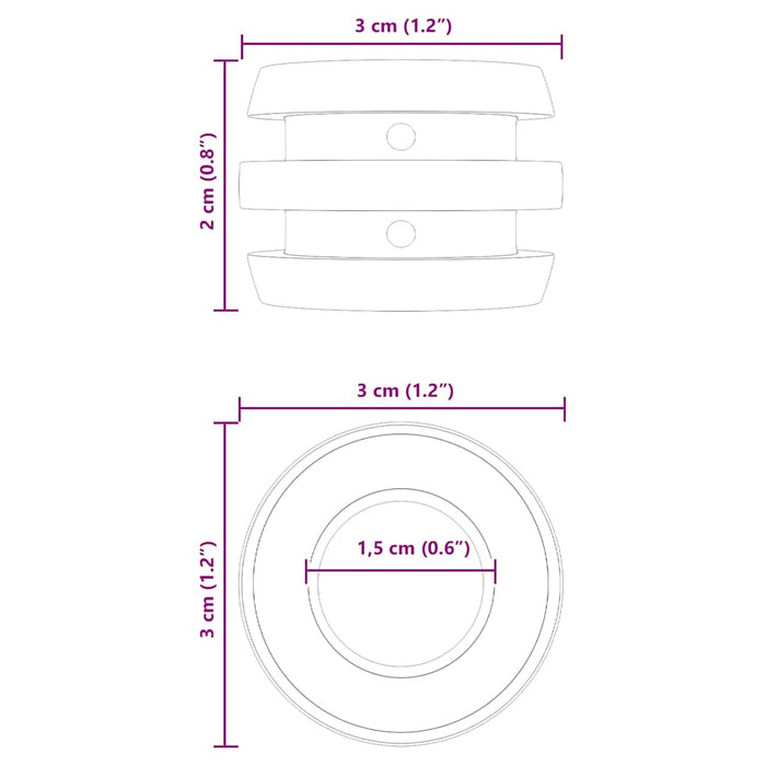 Tavolo da Calcio Paracolpi 3 x 3 x 2 cm Asta 16 pcs Nero 858896