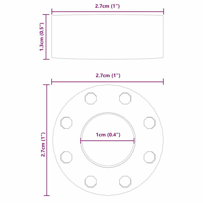 Paracolpi per Tavolo da Calcio 16 pcs Nero 3,3 x 2,8 x 1 cm 858897