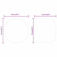 Tappi Finali per Tavolo da Calcio 10 pcs Nero 858900