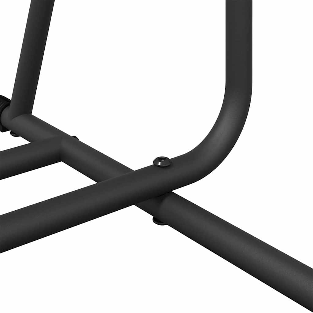 vidaXL Stendibiancheria Nero 62 x 48 x 158 cm Acciaio