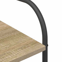 Appendiabiti con Mensole Rovere di Sonoma 120x44x160 cm Legno ingegnerizzato 868446