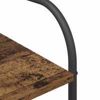 Stendibiancheria  con Mensole Legno Riciclato 120x44x160 cm Legno Ingegnerizzato 868449