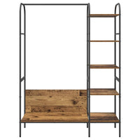 vidaXL Stendibiancheria Marrone 120 x 44 x 160 cm Legno multistrato