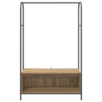 Appendiabiti  con Mensole in Rovere 100x44x160 cm 868456