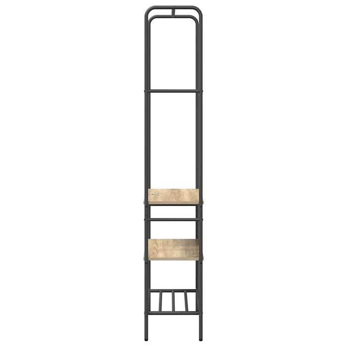 Ripiano per vestiti con mensole rovere sonoma 60 x 30 x 171 cm 868458