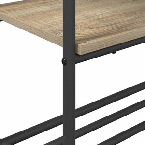 Ripiano per vestiti con mensole rovere sonoma 77 x 30 x 171 cm 868464