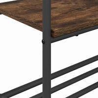 Ripiano per vestiti con mensole Rovere fumo 77 x 30 x 171 cm 868465