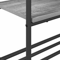 Ripiano per vestiti con mensole Grigio sonoma 77 x 30 x 171 cm 868466