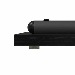 Tavolo consolle con lo scaffale Rovere nero 101 x 35 x 80.5 cm 868469