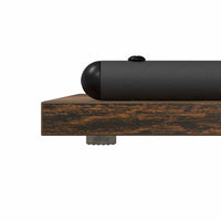 Tavolo consolle con lo scaffale Rovere fumo 101 x 35 x 80.5 cm 868471