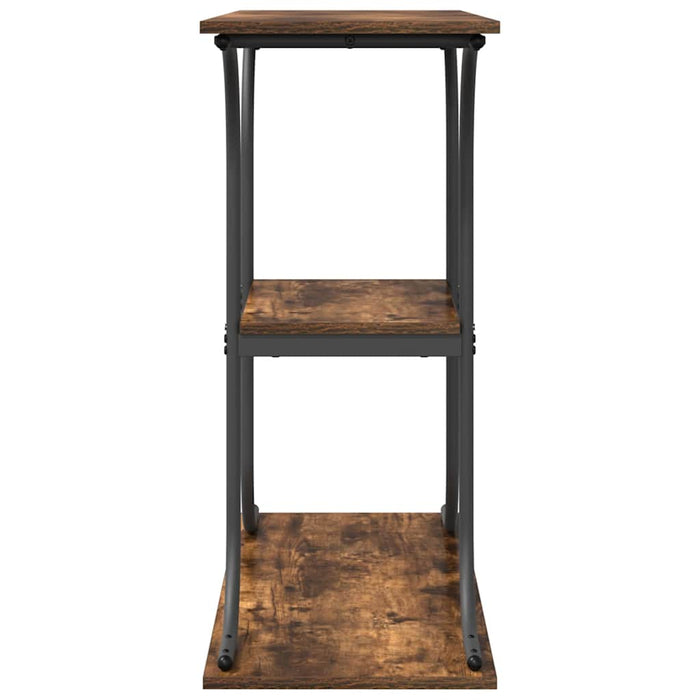 Tavolo consolle con lo scaffale Rovere fumo 101 x 35 x 80.5 cm 868471