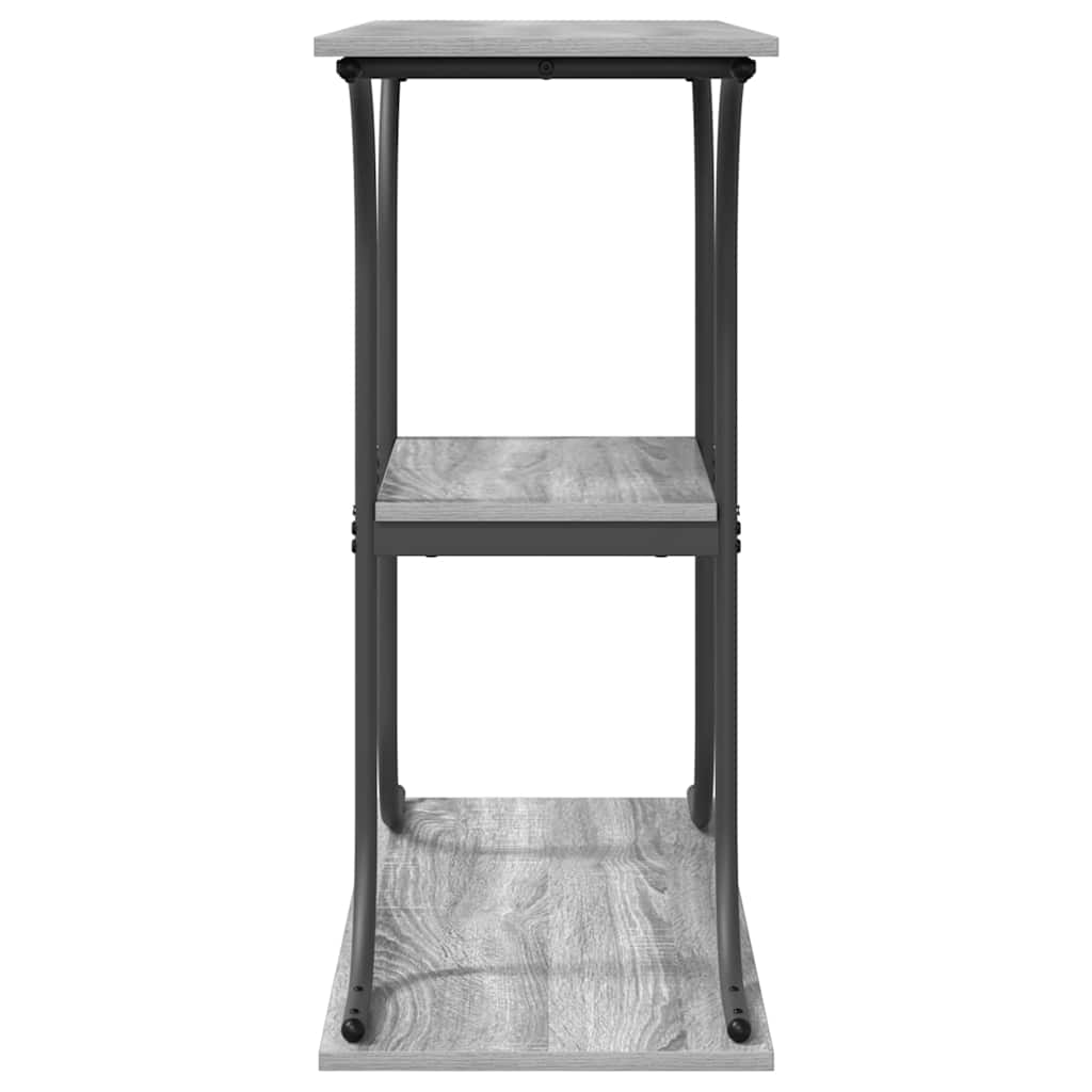 vidaXL Tavolo consolle Grigio sonoma 101 x 35 x 80.5 cm