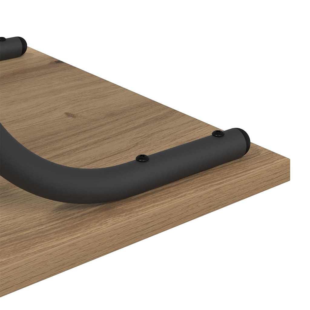 vidaXL Tavolo consolle rovere artigianale 101 x 35 x 80.5 cm