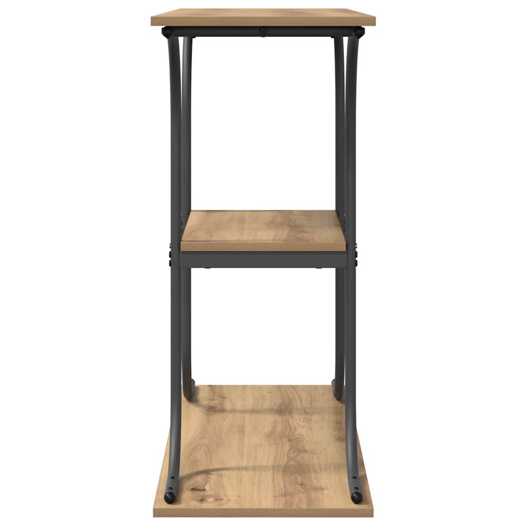 vidaXL Tavolo consolle rovere artigianale 101 x 35 x 80.5 cm