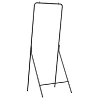 vidaXL Stendibiancheria Nero 60 x 53 x 155 cm Acciaio