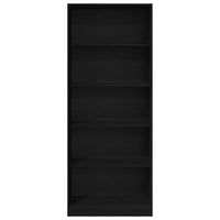 Guardaroba Rovere Nero 80 x 50 x 200 cm Legno multistrato 3378503