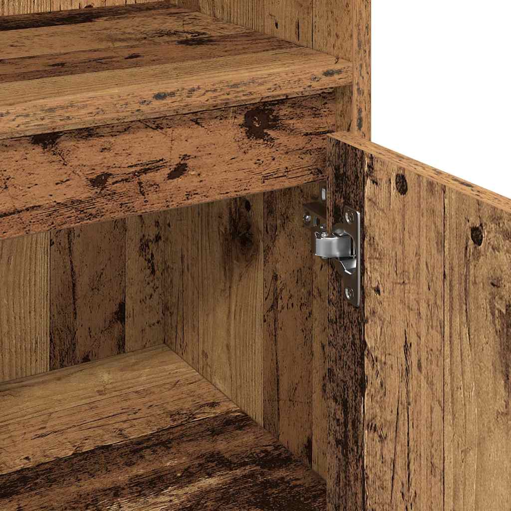 Set di Mobili per Bagno 3 pcs Legno vecchio 30 x 30 x 180 cm 3378507