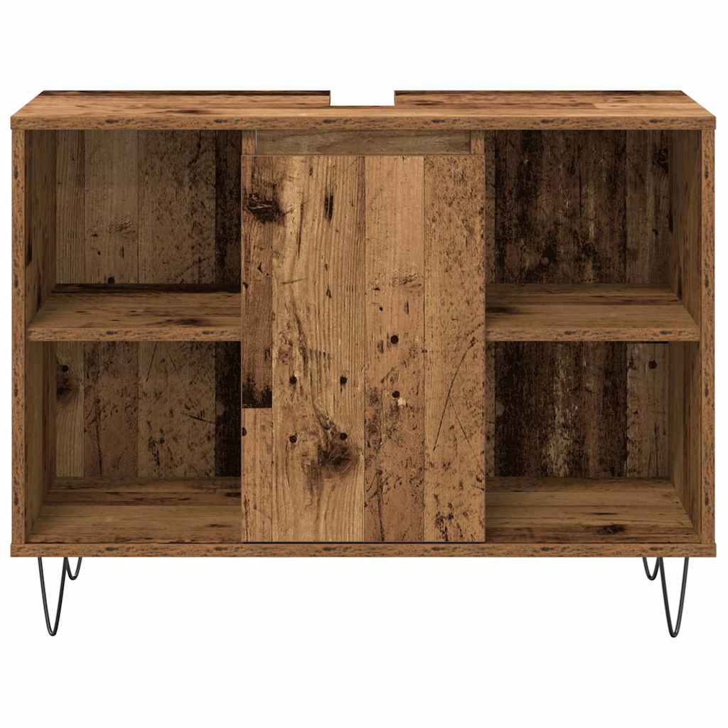 Set di Mobili per Bagno 3 pcs Legno vecchio 30 x 30 x 180 cm 3378507