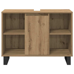 vidaXL Set di mobili per il bagno 3 pcs Marrone 30 x 30 x 180 cm