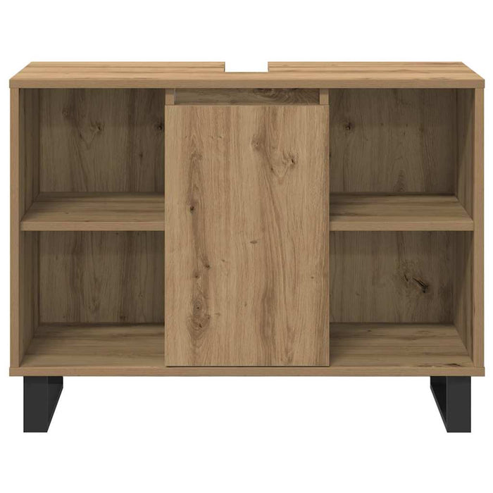 vidaXL Set di mobili per il bagno 3 pcs Marrone 30 x 30 x 180 cm