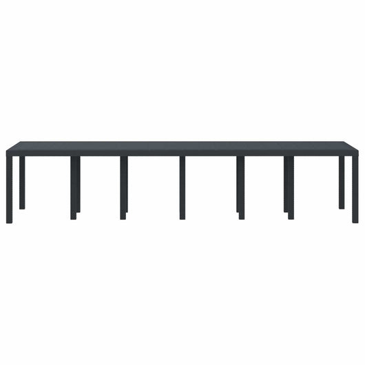 Tavolo da Pranzo da Giardino Antracite 350 x 100 x 73 cm 3378524