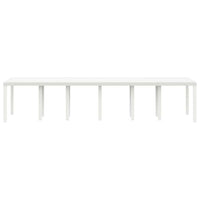 Tavolo da Giardino Bianco 350 x 100 x 73 cm polyrattan 3378526