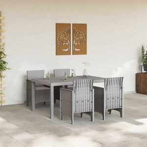 Set Pranzo Giardino 5 pcs Grigio chiaro 150 x 100 x 73 cm 3378708