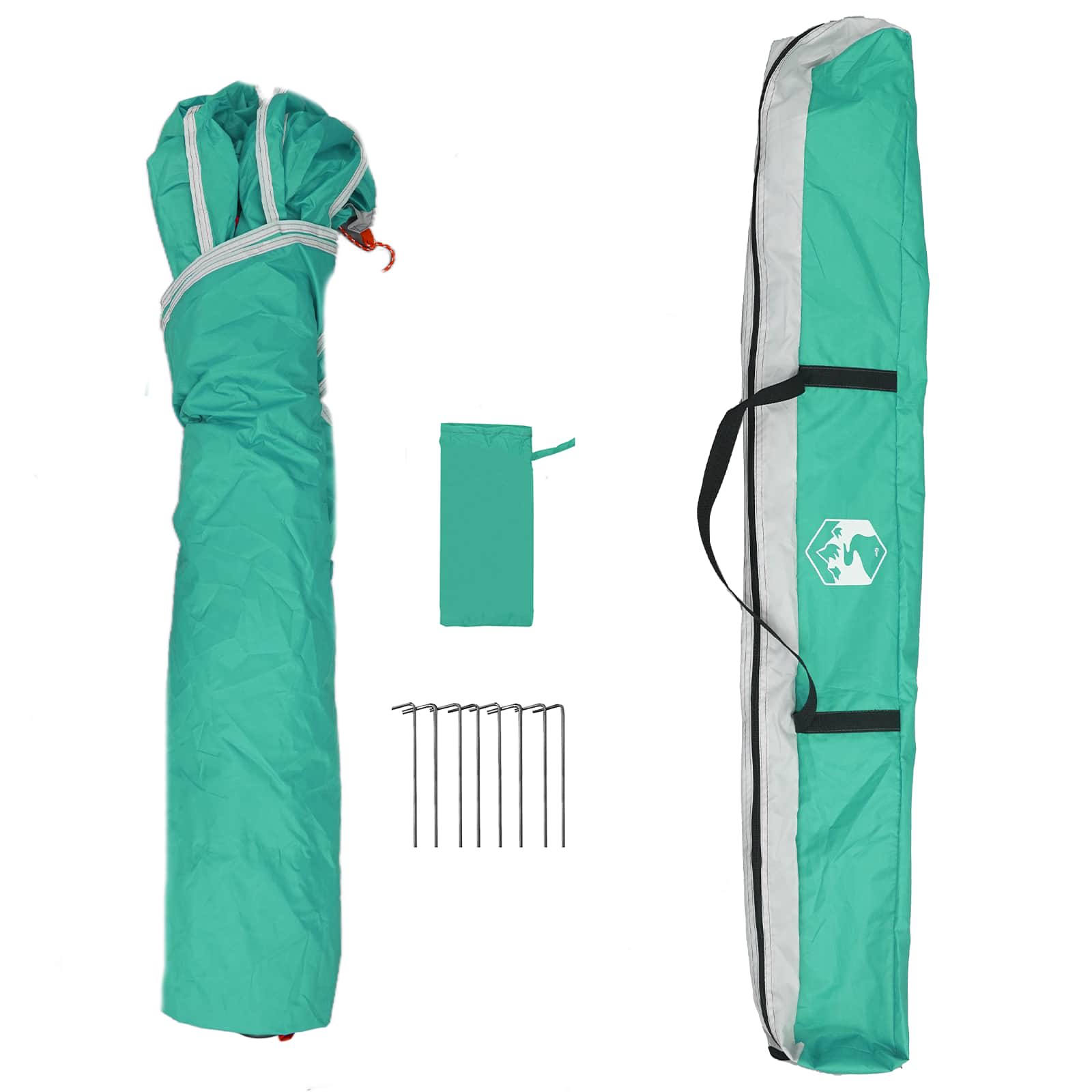 Tenda Istantanea Verde Mare 260 x 260 x 185 cm Acciaio 42008403