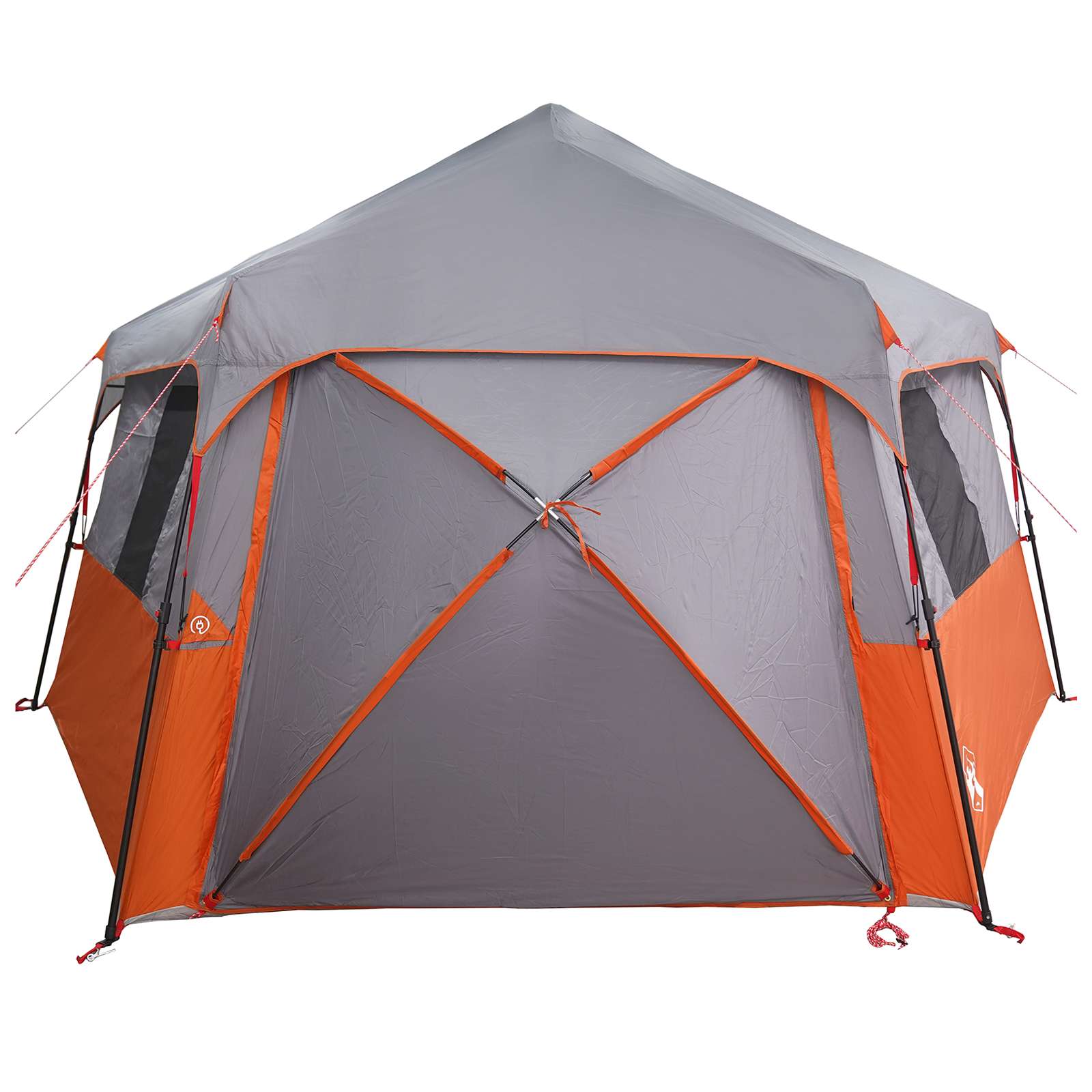 Tenda Istantanea ALTA Grigio e arancione 458 x 400 x 230 cm 42008407