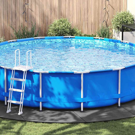 Telo per Fondo Piscina Grigio chiaro Ø 610 cm 42009099